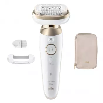 Braun Silk-épil 9 Flex SES9-011 3D epilator, mokro in suho, bela/zlatа