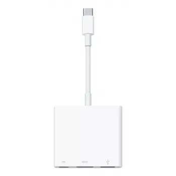 Apple MW5M3ZM/A digitalni AV vmesnik z več vrati - USB-C na HDMI, USB-A, USB-C PD - 4K 60Hz - srebrn