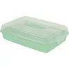 Curver pravokotna posoda za prenašanje tort 45 x 29,5 x 11,1 cm svetlo modra