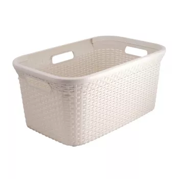 CURVER košara za perilo Style 45L 59,2x38x27cm krem