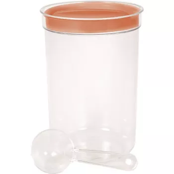 CURVER okrogla skleda za živila z žlico, 1,7L, različne barve, plastika brez BPA
