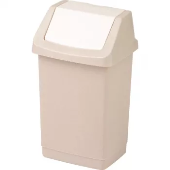 CURVER Click-it pedala za smeti 9L bež 22,9 x 18,9 x 38,1 cm