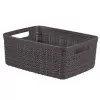 Curver košara Jute S 5L 27x20x11cm temno siva