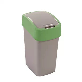 CURVER Flip Bin 9L smetnjak srebrn/zelen
