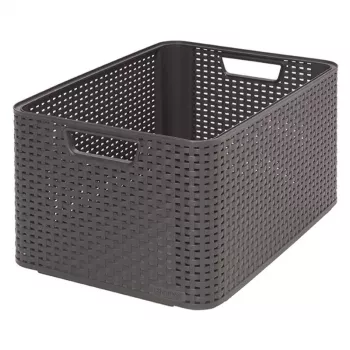 CURVER Style L škatla za shranjevanje 43,6 x 32,6 x 23 cm temno siva