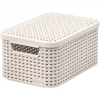 CURVER Style S škatla za shranjevanje s pokrovom 29,1x19,8x14,2 cm krem