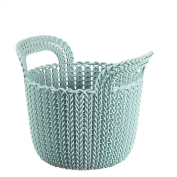 CURVER košara Knit XS okrogla 3L 23x19x19 cm modra