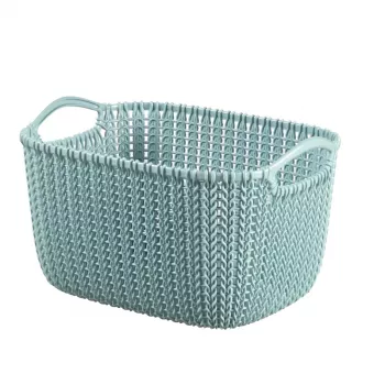 CURVER košara Knit S pravokotna 8L 30x22x17cm modra