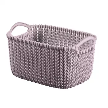 CURVER Knit XS pravokotna košara za shranjevanje 3L 25x18x14 cm svetlo vijolična