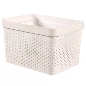 Curver škatla Infinity Recycled 17L 36x27x22cm bela