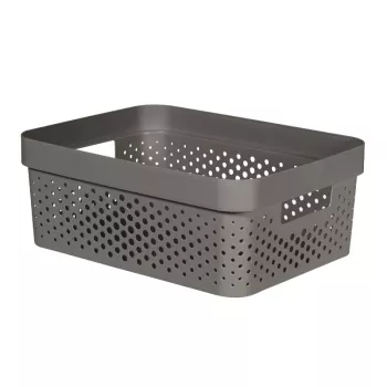 CURVER Infinity Recycled škatla 11L 36x27x14cm temno siva