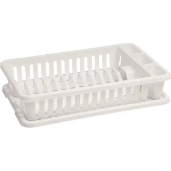 CURVER stojalo za odcejanje posode 26,5 x 42 x 8,8 cm belo