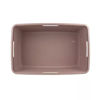 CURVER košara za perilo Jute 46L 59x39x26cm roza