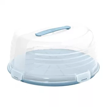 CURVER okrogla posoda za prenašanje tort Ø34.7x15.6cm modra