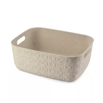 CURVER košara Softex M 12,5L kredno bela