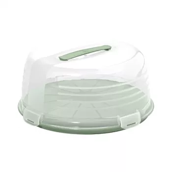 CURVER okrogla posoda za prenašanje tort Ø34,7x15,6 cm zelena