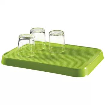 CURVER dvostranska podloga za odcejanje Kitchen Essentials zelena