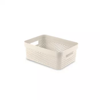 CURVER Infinity Recycled 11L škatla za shranjevanje 36x27x14 cm Oasis White