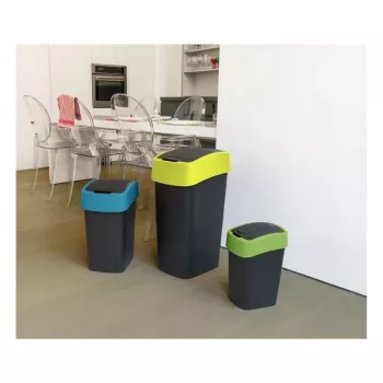 CURVER Flip Bin 45L smetnjak črno-rumen