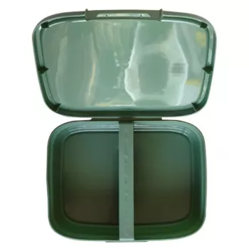 CURVER Snap Box pravokotna posoda za shranjevanje s pregradno steno 1,8L zelena