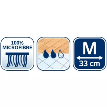 Leifheit Clean & Compact M nadomestni mikrofibrni pokrov za mop