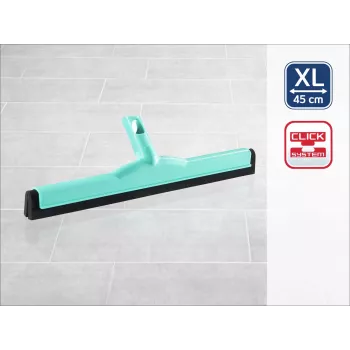 LEIFHEIT Click System strgalo za tla 45 cm za pobiranje vode, dvojna gumijasta ustnica, modra/bela