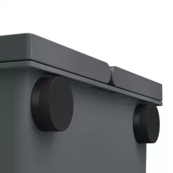 HAILO FlexBox S stenski smetnjak 7L temno siv
