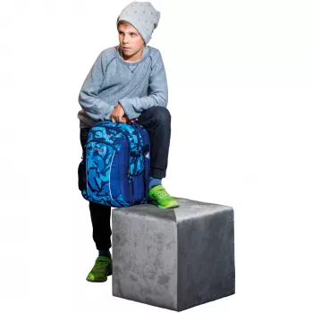 Herlitz Ultimate šolski nahrbtnik 24L 50043057, Camo Blue