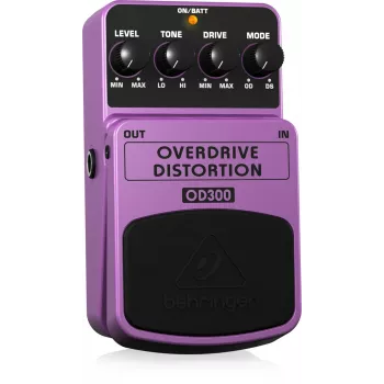 Behringer OD300 overdrive/distortion efekt pedalka vijolična, črna