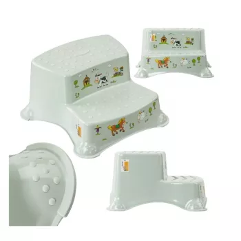 KEEEPER dvostopenjska klop Igor Funny Farm 40x37x21 cm Soft Green