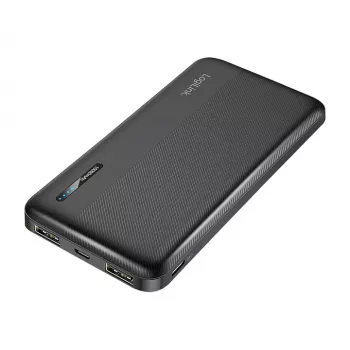 LogiLink PA0338RF 10000 mAh powerbank z USB-C PD in Quick Charge 3.0, črn