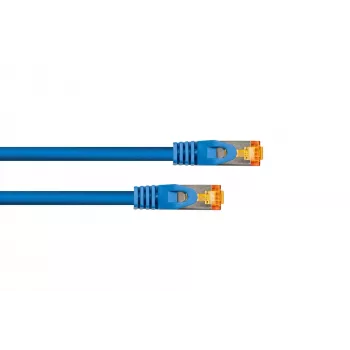 KABELMEISTER Cat.7 S/FTP patch kabel, RJ45, TPE, brez halogenov, moder, 3m