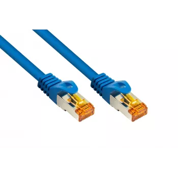 KABELMEISTER Cat.7 S/FTP patch kabel, RJ45, TPE plašč, brez halogenov, moder, 5m