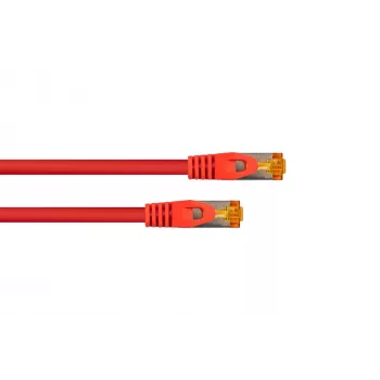 KABELMEISTER Cat.7 S/FTP patch kabel, RJ45, TPE plašč, brez halogenov, rdeč, 7,5m