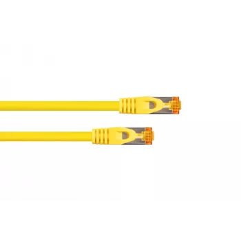 Kabelmeister RJ45 patch kabel Cat.7 S/FTP, TPE plašč, brez halogenov, rumen, 10m