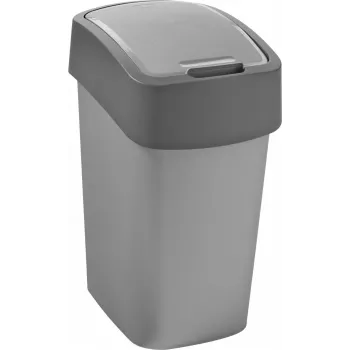 CURVER Flip Bin 9L smetnjak srebrn/siv
