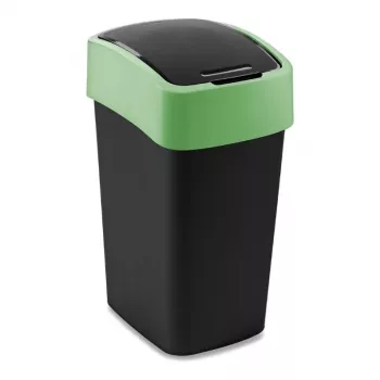 Curver Flip Bin 25L smetnjak črn/zelen