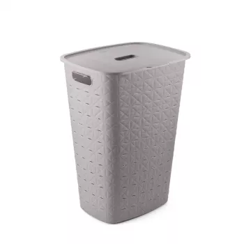 Curver Softex 56L košara za perilo sivo-rjava