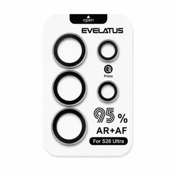 Evelatus Samsung Galaxy S26 Ultra zaščita za kamero Armor Black