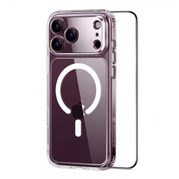 ESR Classic Hybrid ovitek MagSafe in kaljeno steklo iPhone 17 Pro Max / 18 Pro Max prozoren