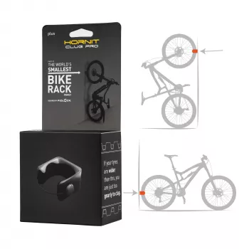 Hornit CLUG PRO MTB Plus sistem za shranjevanje koles – črn, XXL (primeren za 2,3 inch-3,3 inch pnevmatike) 7765PCP