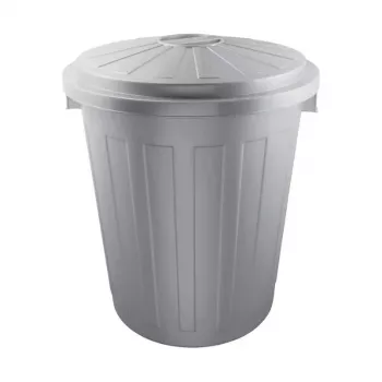 keeeper Mats Maxi posoda za odpadke 50L, Ø50 x 55 cm, srebrna
