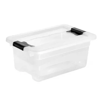 keeeper Crystalbox Cornelia škatla za shranjevanje s pokrovom, 4 L, 29,5 x 19,5 x 12,5 cm, prozorna