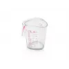 Leifheit merilna posoda 1L, prozorna, SAN plastika, lestvice ml/L/gram, primerna za pomivalni stroj