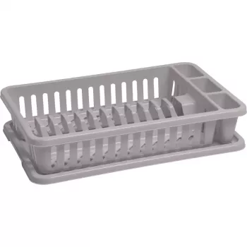 CURVER stojalo za sušenje posode 26,5x42x8,8 cm siva