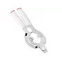 LEIFHEIT ComfortLine odpiralnik za kozarce 103135 – preprosto odvijanje Twist-Assist, nastavljiv ročaj, primeren za pomivalni stroj, bel/siv