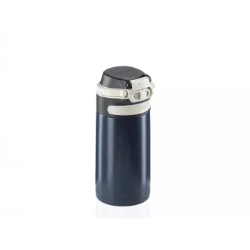 Leifheit Thermos Flip 350 ml, temno modra