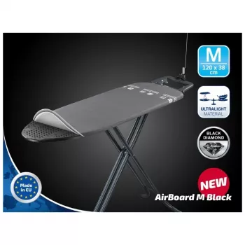 LEIFHEIT Air Board M likalna deska, Thermo-Reflect, črna, 120 x 38 cm
