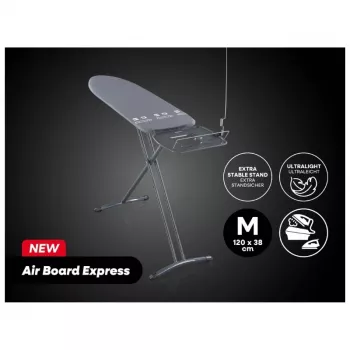 LEIFHEIT Air Board Express M likalna deska črna 120x38cm