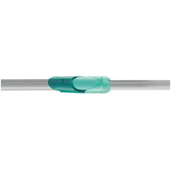 LEIFHEIT Clean Twist Set vrtljivi mop z vedrom – mikrofilčna ploska krpa, teleskopski ročaj, glava 33 cm, vedro 20 L, turkizno/siva